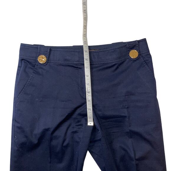 Tory Burch Navy Blue Trousers Size 6 - Picture 9 of 12
